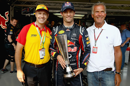 Mark Webber, 2011 DHL Fastest Lap Award winner