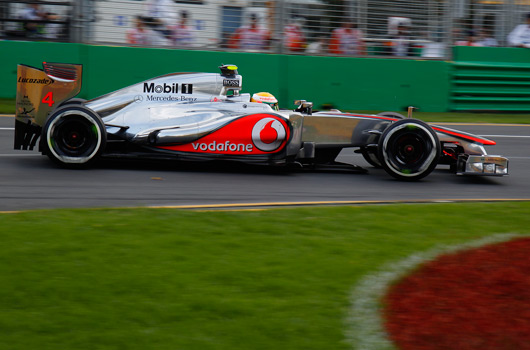 McLaren MP4-27, Friday practice, 2012 Australian Grand Prix