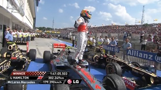 Lewis Hamilton wins 2012 Hungarian Grand Prix