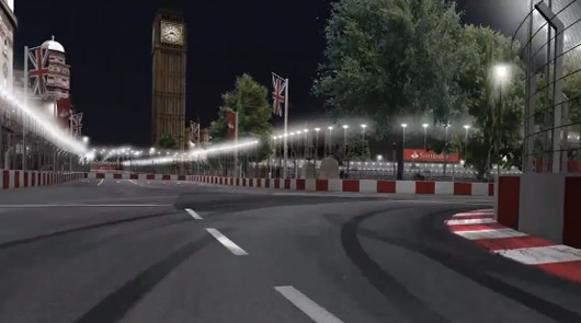 London Grand Prix track