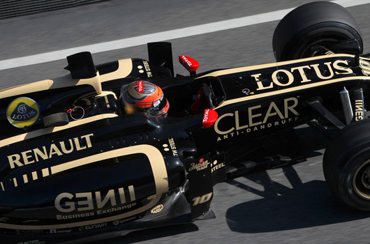 Romain Grosjean, Lotus E20, Barcelona