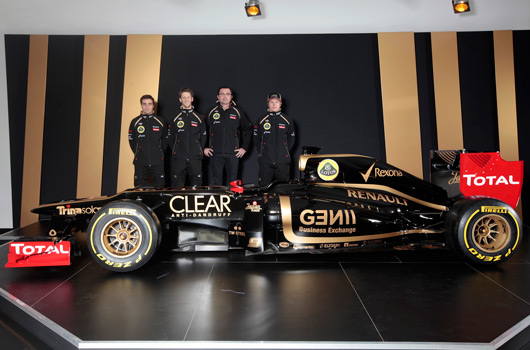 2012 Lotus F1 Team E20 launch
