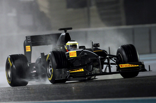 Pirelli private test, Abu Dhabi, January 2012