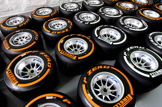 Pirelli F1 tyres