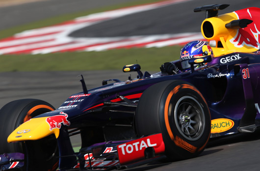 Daniel Ricciardo testing for Red Bull Racing, July 2013