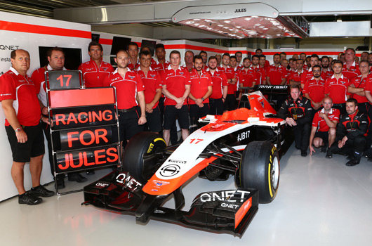 Racing for Jules, Marussia F1 Team