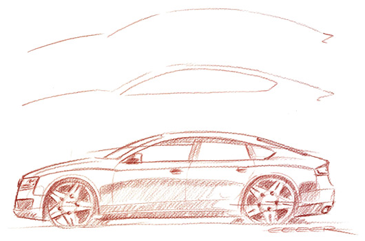 Audi A5 Sportback teaser