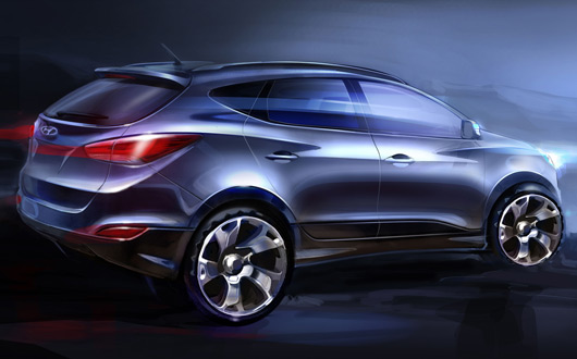 Hyundai ix35 concept drawing