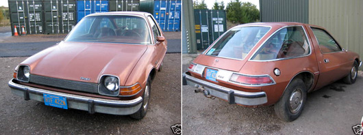 Click here to buy Jonny Smith's AMC Pacer