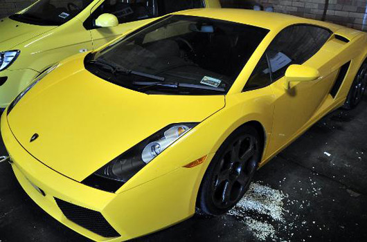 Lamborghini Gallardo lost to dopey hoon laws