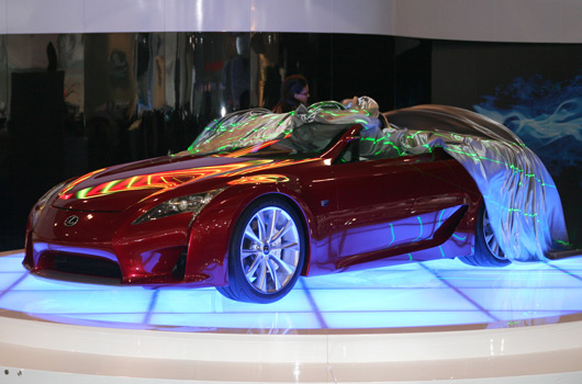 Lexus LF-A Roadster at the Melbourne International Motor Show