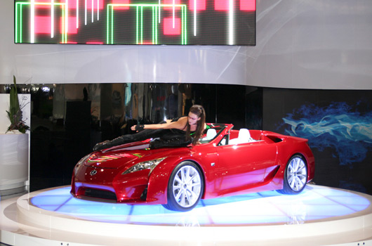 Lexus LF-A Roadster at the Melbourne International Motor Show