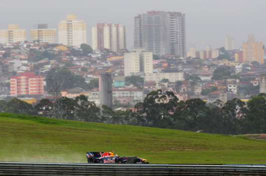 Mark Wbber in Qualifying at 2009 Brazilian Grand Prix