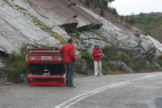 Targa Tasmania 2009 - Ouch!