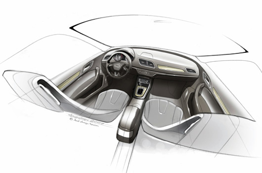 Audi Q3 design sketch