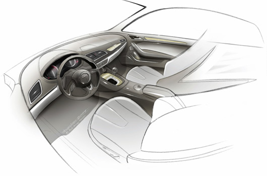 Audi Q3 design sketch