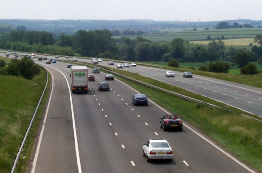 M1 motorway, England