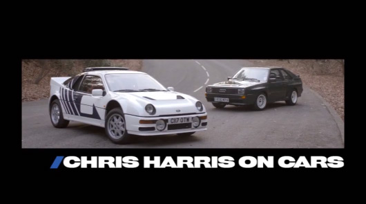 Chris Harris drives the Ford RS200 and Audi Sport Quattro