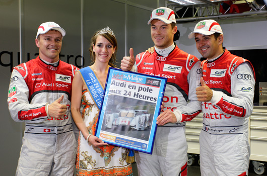 Audi qualifying, 2012 Le Mans 24 Hour race