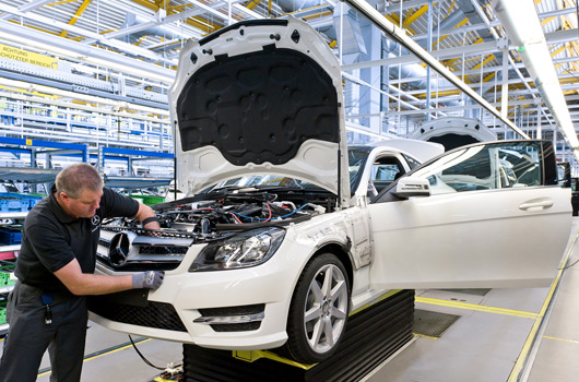 Mercedes-Benz C Class production line