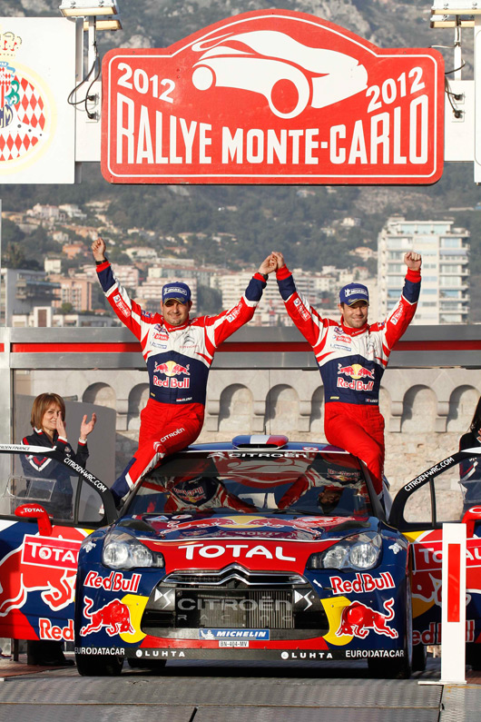 Sebastien Loeb, Citroen DS3 WRC, 2012 Rallye Monte Carlo