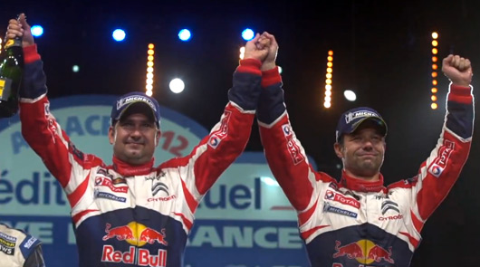 Sebastien Loeb and Daniel Elena, 2012 Rallye de France