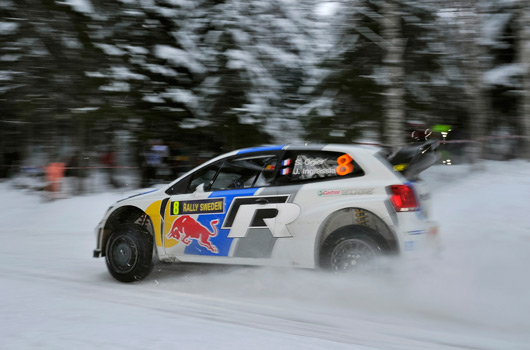 Volkswagen Polo R WRC at 2013 Rally Sweden