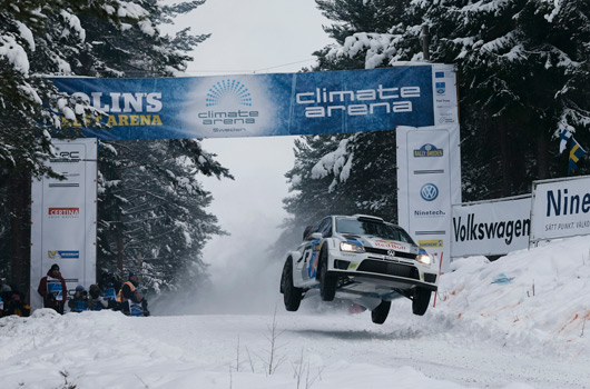 Volkswagen Polo R WRC at 2013 Rally Sweden