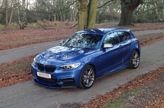 BMW M135i with M235i front
